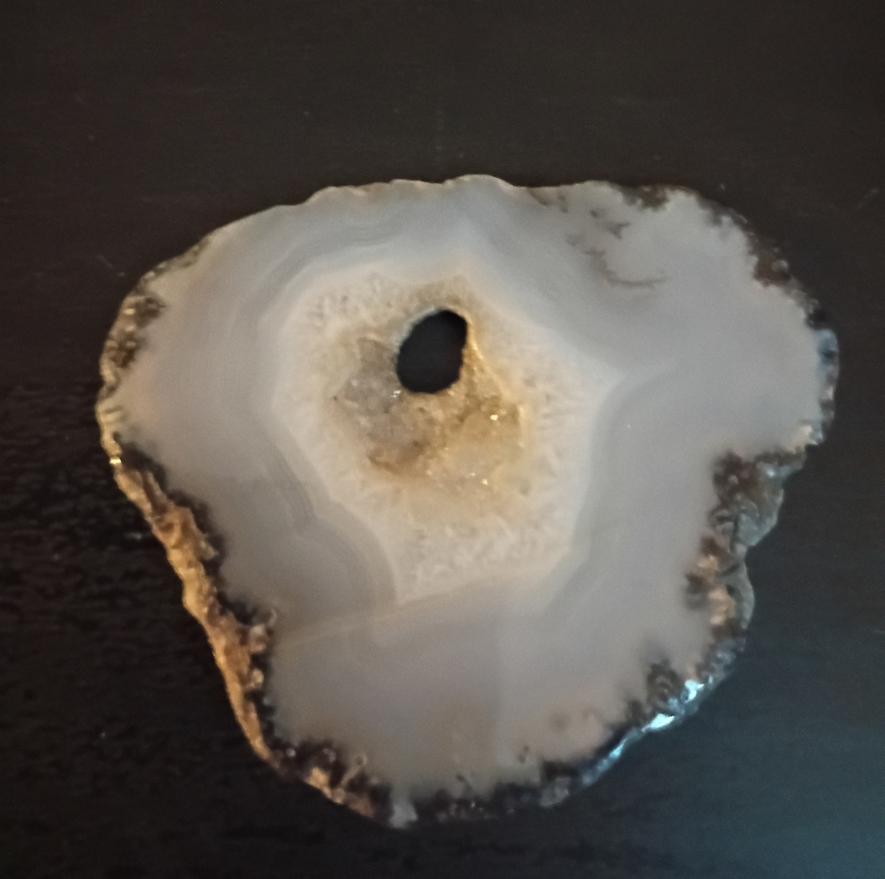 Geode Slice Pendant - Picture 2 of 2
